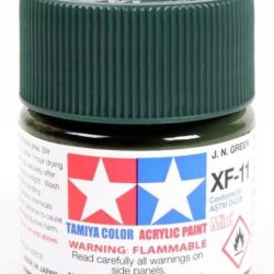 Colore acrilico XF-11 J.n. Green 1pz da 10ml opaco - TAM81711-1PZ