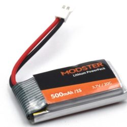 Batteria LiPo Battery 1S 3,7v 500mAh Idroplano Switch 40,5x21x7,5mm - RBT-MD12018