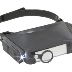 Occhiale con lente di ingrandimento e luci a led. - DONKBL20