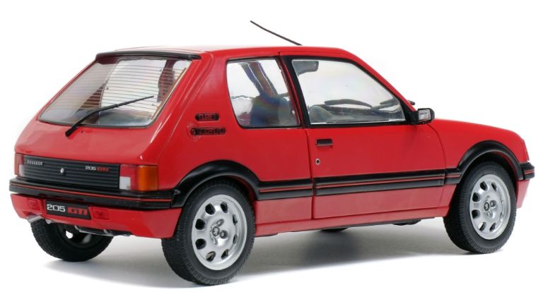 Peugeout 205 GTI 1.9L MK1 1988 1/18 rossa - SOL1801702 - immagine 4