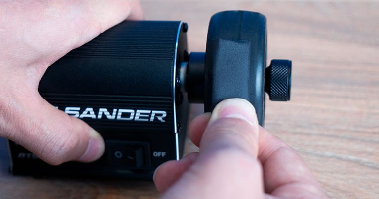 Levigatrice blu per pneumatici in gomma Tire Sander Tornio - RBT-600150-02 - immagine 9