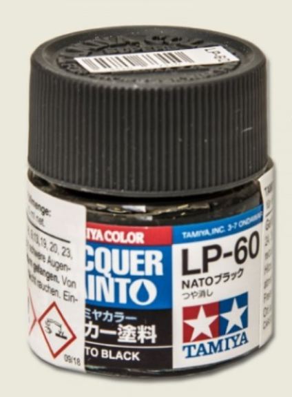 LP-60 NATO BLACK 6pz bottiglietta colore a smalto - TAM82160