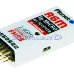RICEVENTE 2,4Ghz        PLANET 6ch SENZA VARIATORE E GYRO - SUPJP7710350