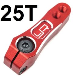 Squadretta Ergal Rossa  25t Monobraccio Per Futaba - GPEDYA-0574RD