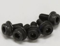 VITI 4x8mm CON RONDELLA    5pz TESTA A BRUGOLA - KYO-1-S24008F