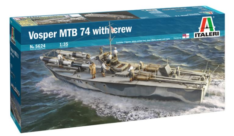 Vosper MTB 74 With Crew 1/35 - ITA5624