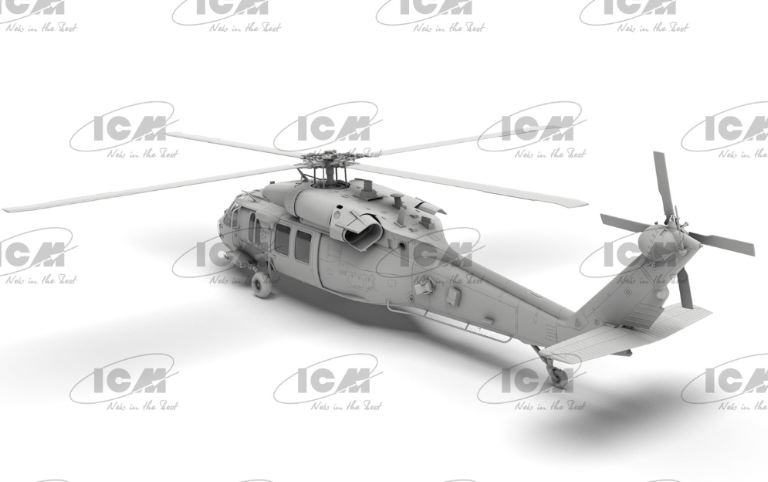 UH-60A Black Hawk, Us Military UH60A 1/48 - ITAICM48361 - immagine 6