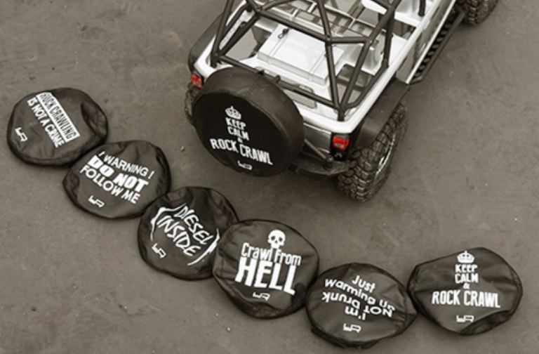 Cover ruota di scorta 1.9 1/10 Mud day is a good day - GPEDYA-0493 - immagine 3