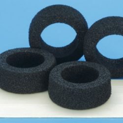 GOMME SPUGNA NARROW    MINI4WD A GROSSO DIAMETRO - TAM15507