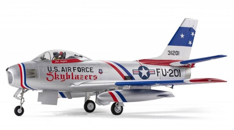 F-86 Skyblazer Jet 80mm EDF pnp F86 - BEEFMS143-BU