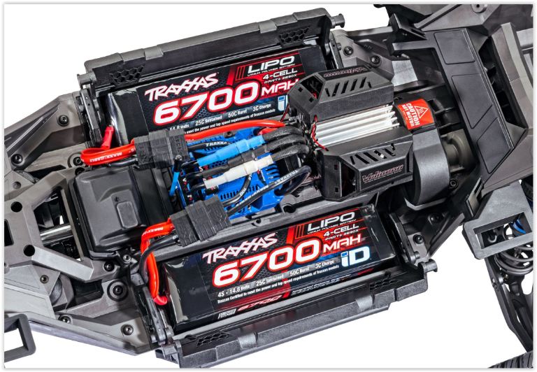 Traxxas XRT nero X-Truck 8s scala 1/7 10,8kg quasi 100km/h - TXX78086-4BLK - immagine 10