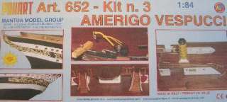 AMERIGO VESPUCCI KIT n°3 1/84 FREGI SCALETTE CARRUCOLE - M652