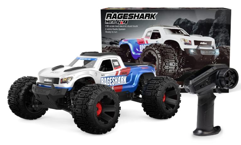 Rageshark blu Monster Truck 1/16 brushed - RBT-UD1611B