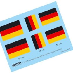 DECAL BANDIERA TEDESCA 1/4 1/5 1/6 - PCHX3427