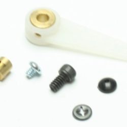 Dubro 155 Leva carrello anteriore per asta da 4mm - PCH10144