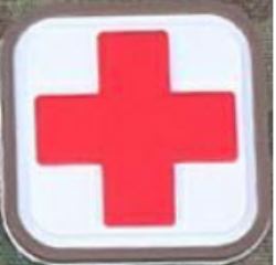 PATCH IN PVC MEDIC SQUARE - JOLEM5552B