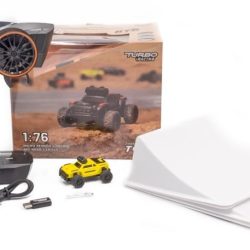 Turbo Racing micro Off-Road gialla 1/76 con radio e luci - PELTB-C81-YE