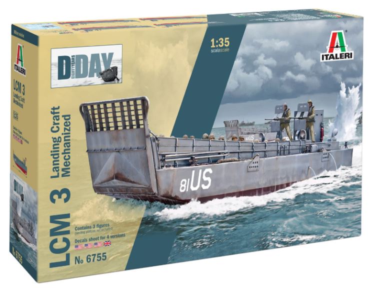 LCM-3 1/35 LCM3 mezzo da sbarco USA - ITA6755