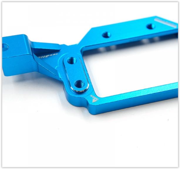 MB01 Tamiya Supporto servo blu in ergal anche per BT01 - GPEDTAMB-010B - immagine 3