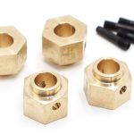 TRASCINATORI RUOTE IN OTTONE TRX4 4pz 12mm OFFSET 8mm 26,9g - GPEDTRX4-037