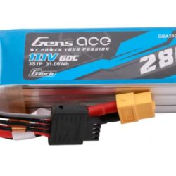 LiPo G-Tech 11,1v 2800mAh 60C 3S1P XT60 Gens Ace - GEN283S60X6GT