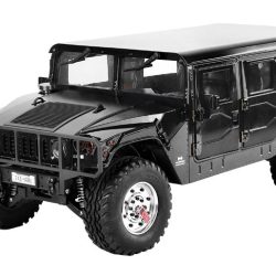 Hummer H1 nero 1/10 scaler 4wd con radio - RADCHG415B