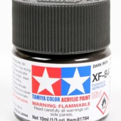 Colore acrilico XF-84 Dark Iron 1pz da 10ml opaco - TAM81784-1PZ