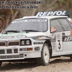 Lancia Delta Repsol 1993 Rally 2WD 1/10 con radio batterie e Luci  RWD - RBT-KB48837R