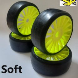 Gomme Slick Soft 1/8 GT 4pz - SPR-SL075