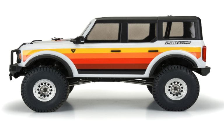 Carrozzeria Ford Bronco 2021 313mm 1/10 per scaler trasparente - PRO3570-00 - immagine 9