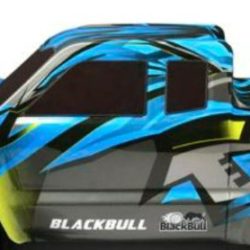 MTX Carrozzeria blu Monster 1/10 verniciata - RADBB88086