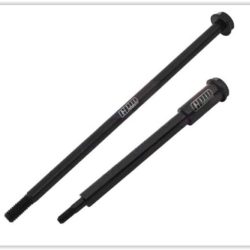 Promoto MX Losi Assi in acciao caricati al carbonio - PROMMX025FRBK