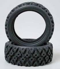 GOMME TIPO RALLY 2pz 26mm 1/10 UFFICIALI x GARE JUNIOR TAMIYA - TAM50476