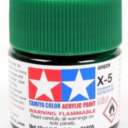 Colore acrilico X-5 Green 1pz da 10ml lucido - TAM81505-1PZ