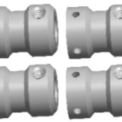BICCHIERINI 11x14  ACROSS 1/12 DELLA TRASMISSIONE 4pz - REV12428-0083