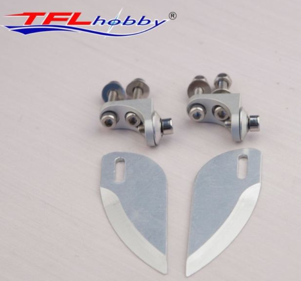 ALETTE NAVALI IN ALLUMINIO 2pz 21x55mm - TFL517B11