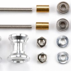 ROTELLE DOPPIE MINI4WD CON CUSCINETTI 9/8mm CLESSIDRE - TAM15403