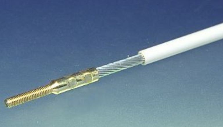 * Bowden con cavo d'acciaio M3 lungo 1mt 3,8/2,0mm - MPJ3325G