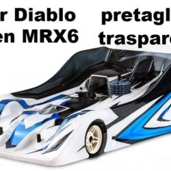 Carrozzeria Super Diablo per Mugen 1/8 pista pretagliata Xtreme - MTXB0414-07MU