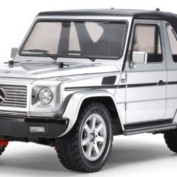 Mercedes G320 in kit 1/10 carrozzeria verniciata argento telaio MF-01X - TAM58635