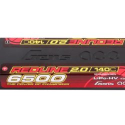 LiPo HV RedLine 2.0 7,6v 6500mAh 140C 2s1p hardcase 264gr - GEN65002S14D5