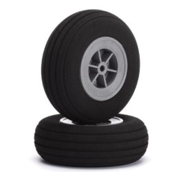 Ruote aereo in spugna dure Deluxe 80mm con scanalature 2pz - PELKAV50-0173