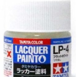 LP-4 FLAT WHITE 6pz bottiglietta colore a smalto - TAM82104