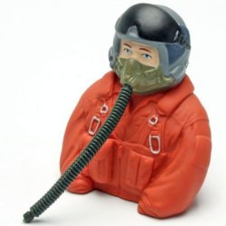 Pilota di jet arancione 76mm scala 1/7 - PCHC9547