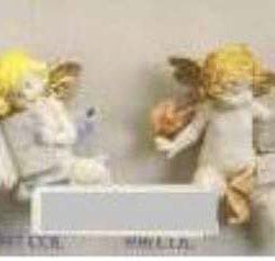 ANGELI CON LIBRO 7cm       1pz DA APPENDERE   TIPO PORCELLANA - FON896-7