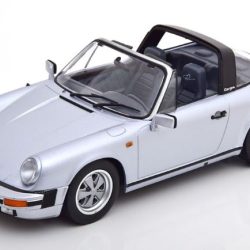 Porsche 911 Carrera Targa 3.2 1988 grigio argento 1/18 KK-Scale - MODKKDC180713