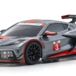 Carrozzeria Chevrolet Corvette C8R Gun Metal/Red (W-MM) Mini-Z - KYO-MZP244GMR