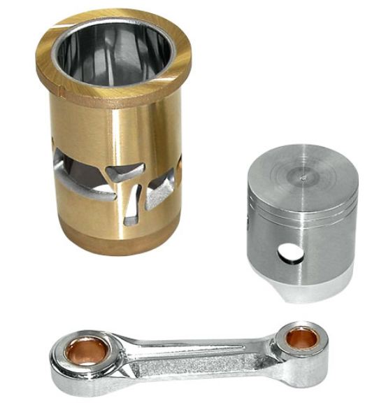 COMBO MOTORE P-SIX BUGGY 1/8 TURBO COMPLETO DI MARMITTA - PIC9631 - immagine 3