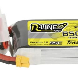 LiPo Tattu R-Line 4s 14,8v 650mAh 95C XT300 72gr 59x31x23mm - GEN6504S95XT3