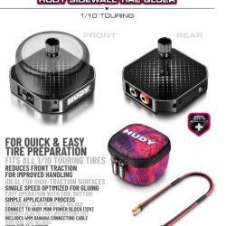 Sistema incollaggio gomme Touring 1/10 Hudy Sidewall Tire Gluer - HUD102400